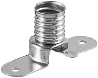 Lampenfassung Sockel E10 mit Lötfahnen