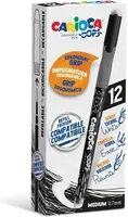 Oops radierbarer Stift schwarz (12 Stück)