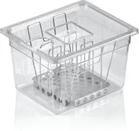 Mahlzeit Sous Vide Set, GN Behälter inkl. Deckel und Gestell, Verstellbar