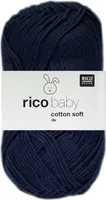 50 Gramm Rico Baby Baumwolle Soft dk 37 Marine