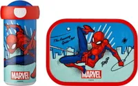 Pausenset Campus (Verschlussbecher + Brotdose) - Spiderman