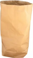 25x Papier Müllsäcke 120 L 70x95+22cm 2-lagig kompostierbar & biologisch abbaubar braun
