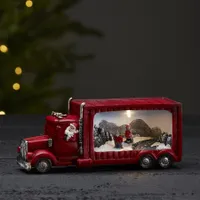 Scenka świąteczna Mikołaj w ciężarówce Led MERRYVILLE