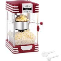popcornovač bredeco - retro dizajn 50. rokov - červený