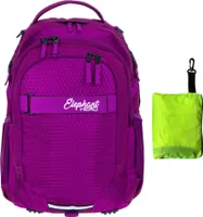 Schulrucksack Elephant Hero Signature Rucksack Schulmappe Schultasche Mädchen 12993 Wild Berry Lila Violett + Regencover