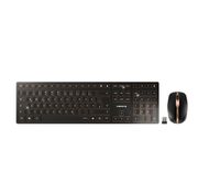 CHERRY DW 9000 Slim Tas­ta­tur-Maus-Set, kabellos, deutsches QWERTZ Layout, schwarz