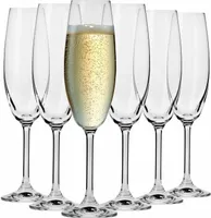 KROSNO Venezia Skleničky na šampaňské, Sada 6, 210 ml