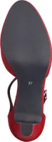MARCO TOZZI Damen Pumps T-Riemen Strap mit Schließe 2-24401-43, Größe:39 EU, Farbe:Rot