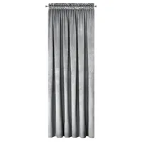 Eurofirany 373430, Durchscheinend, Grau, Monochromatisch, Öse, 1400 mm, 2700 mm