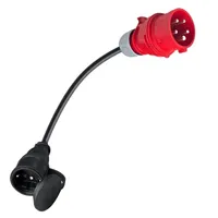 32A CEE Adapter 2-Wege - IP44 Starkstrom Verteiler Wasserdicht