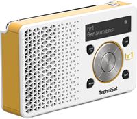 TechniSat DigitRadio 1 hr1 Edition Taschenradio weiß/gelb