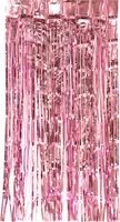 Lametta Vorhang 50x100cm, Farbauswahl:rosa