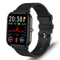 Smartwatch für Damen Herren, 1,70" großer HD Touch-Farbbildschirm Fitnessuhr, Temperaturmessung/Überwachung von SpO2/Pulsuhr/ Fitness Tracker, Armbanduhr für Android IOS