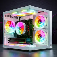 GameMachines HyperCube Snow Edition - Gaming PC - AMD Ryzen 7 5700X - GeForce RTX 4060-1TB SSD - 32GB DDR4 - WIFI - Win 11 Pro