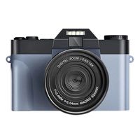 Digitalkamera 4K HD-Retro-Single-ReflexIdeal für Anfänger, Selfies, Zuhause und Reisen, Mehrfarbig, AF-Fokusfunktion