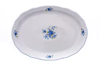 Český porcelán, a.s., Dubí Oválny tanier, 35 cm, pomnečnice, Český porcelán