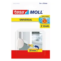 tesa 05422-00100-01 tesa tesamoll® UNIVERSAL Türdichtung Dichtungsband weiß 38,0 mm x 1,0 m 1 St.