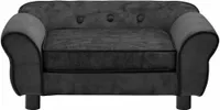 vidaXL Pohovka pro psy tmavě šedá 72x45x30 cm plyšová