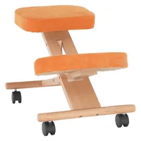 MOB, Ergonomická klekačka - Florentina (oranžová + buk)