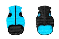 Teplá vesta pro psa AiryVest modrá a černá, Velikost: XS22