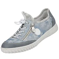 Rieker Komfort Slipper N0963-12 Damen 31353132313630 Blau 36 EU