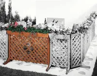 Zaun Sichtschutz / Blumenkasten mit Spalier Orth 144x105cm