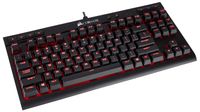 Corsair Gaming K63 Compact Mechanical - Tastatur - QWERTZ - Schwarz, Rot