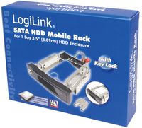 LogiLink SATA Wechselrahmen für 3,5" Festplatten schwarz