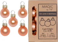 Weihnachtskugeln Glas 2cm 25 Stück - Sweet Melon