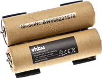 vhbw Akku Ersatz für Panasonic WER507L2507 für Rasierer, Haarschneider (1200 mAh, 1,2 V, NiMH)
