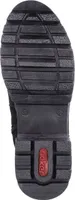Rieker Damen Stiefel Langschaft samtige Haptik Blockabsatz 76890, Größe:41 EU, Farbe:Schwarz