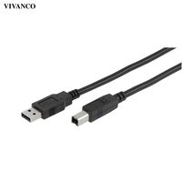 VIVanco™USB 2.0 kompatibles Druckerkabel, USB A Stecker, 2m