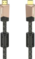 HAMA Premium-Kabel, HDMI-Stecker - HDMI-Stecker, 1,5 m, Ferrit, vergoldete Anschlüsse