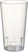 10 opakovaně použitelných kelímků na pití 0,4 l Ø 7,5 cm - 14,5 cm průsvitné nerozbitné