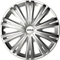 4 STK 16 Zoll Giga silber PETEX Radkappen Radzierblenden Satz PKW Auto