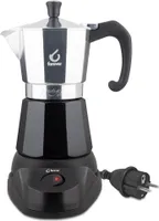 Forever Miss Moka Prestige Elektrischer Espressokocher Aluminium