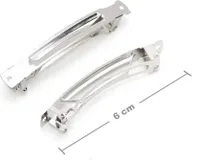 Základ vlasové spony 6cm - 2 ks