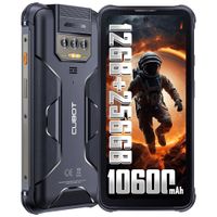 CUBOT KingKong 8 Outdoorový mobilní telefon bez smlouvy, Android 13, 10600mAh, 12GB+256GB/1TB, 6,52", s 5000LM LED svítilnou, IP68/69K/NFC/GPS Černý