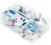 ARDITEX PP14018 Pack de 6 Kugeln Weihnachtsbaum de Durchmesser 8cm. of EONE-Peppa Pig