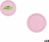 Geschirr-Set Algon Rosa 20 cm 10 Stücke (24 Stück)