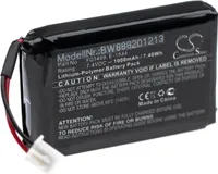 vhbw Akku Ersatz für Satlink F03409, E-1544 für Messgerät (1000 mAh, 7,4 V, Li-Polymer)