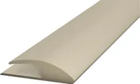 Prinz Einschubprofil einseitig Weich-PVC beige selbstklebend 30 x 1000 mm