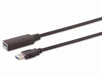 deleyCON 7,5m Aktive USB 3.0 Kabel Verlängerung mit 1 Verstärker