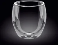 Wilmax Thermo-Glasbecher, 500 ml, doppelwandig, hitzebeständig – WL-888764/A