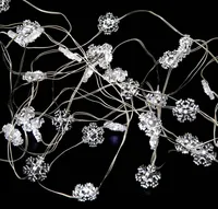 Lichterkette Schneeflocken, 20 LED