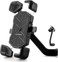 Uchwyt rowerowy / motocyklowy na telefon ROCKBROS do 7,2" czarno-szary (25210030005) na lusterko