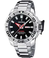 Festina F20665/4 Diver Professional SET  Uhr Herrenuhr Edelstahl Datum
