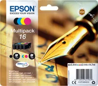 Patrone Epson 16 4er-Pack czarny + kolor T1626