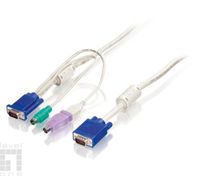 LevelOne ACC-2101 KVM Kabelsatz PS/2+USB 1,8m