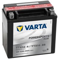 Batéria Varta pre motocykle Powersports AGM YTX14-4/YTX14-BS